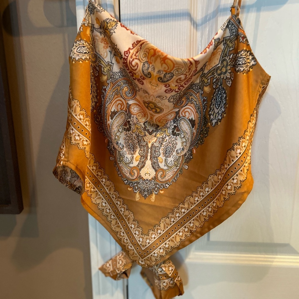 Paisley Bandana Scarf shirt